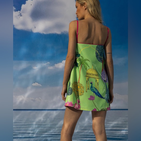 Oopscool - Botanic Garden Sequined Mini Dress Dress size S NWT - Picture 4 of 8